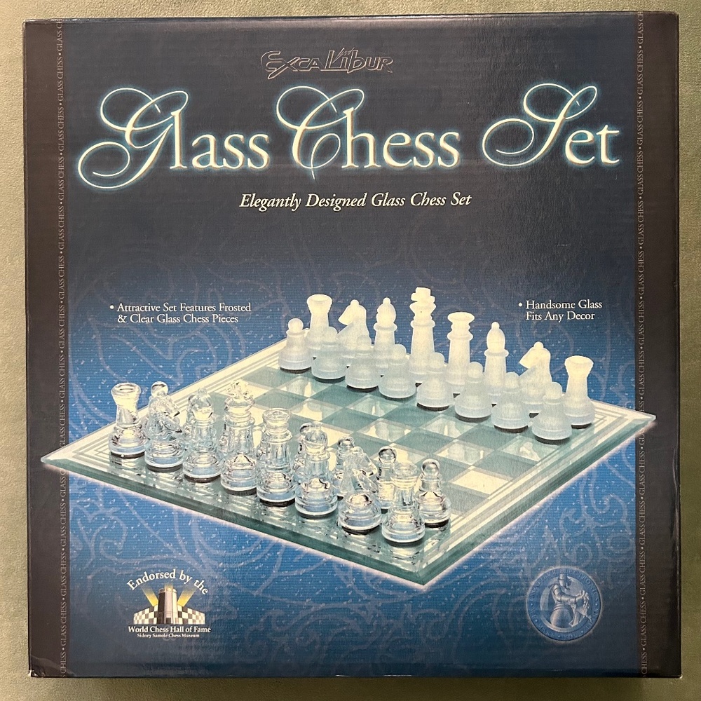 Classic Glass Chess Set